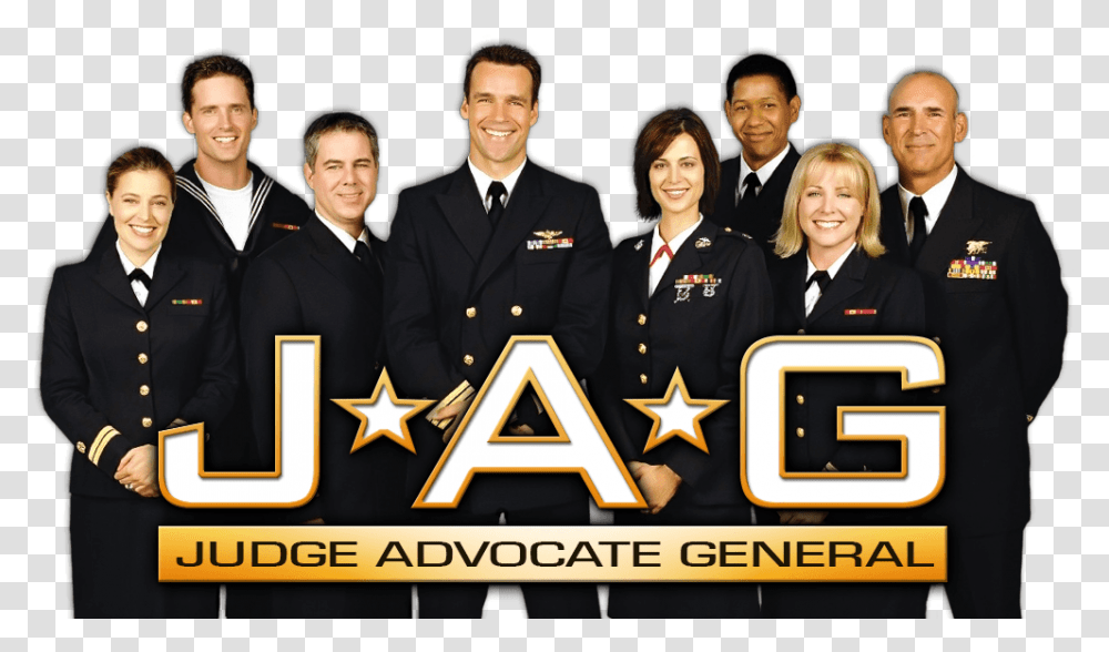 Promotional Image For Cbs Series Jag Judge Advocate General Show, Person, Military, Military Uniform, Police Transparent Png