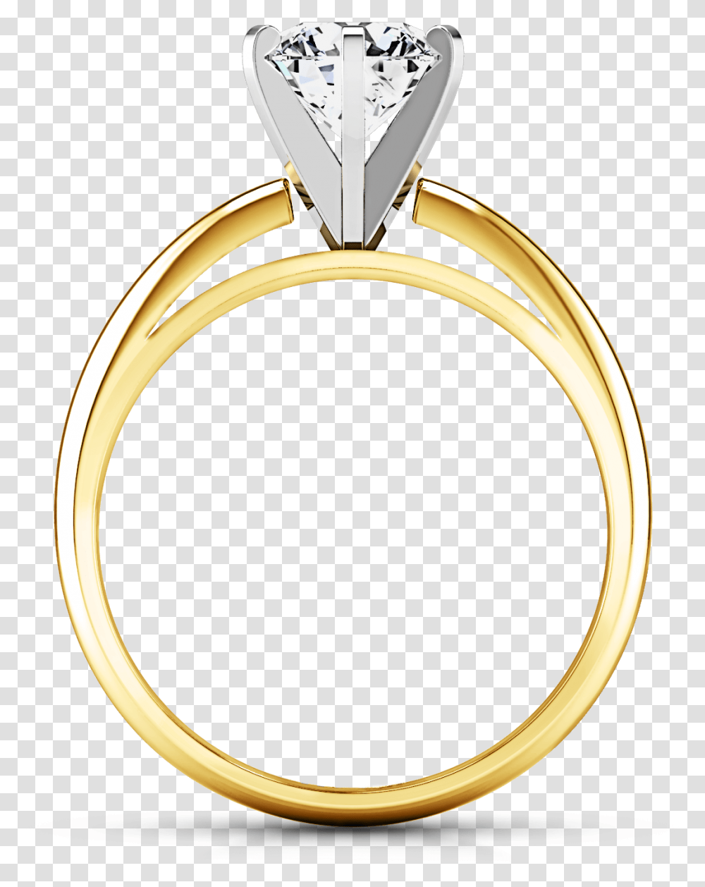 Prong Cathedral Solitaire Rose Gold, Ring, Jewelry, Accessories, Accessory Transparent Png