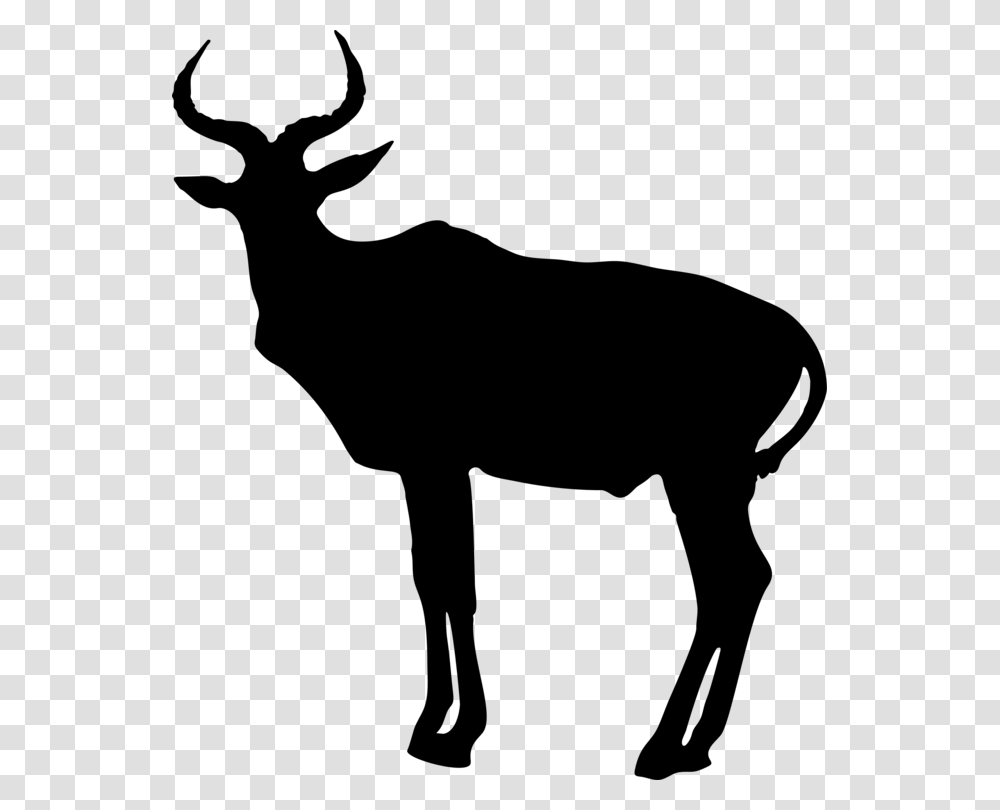 Pronghorn Antelope Animal Silhouettes Deer, Gray, World Of Warcraft Transparent Png