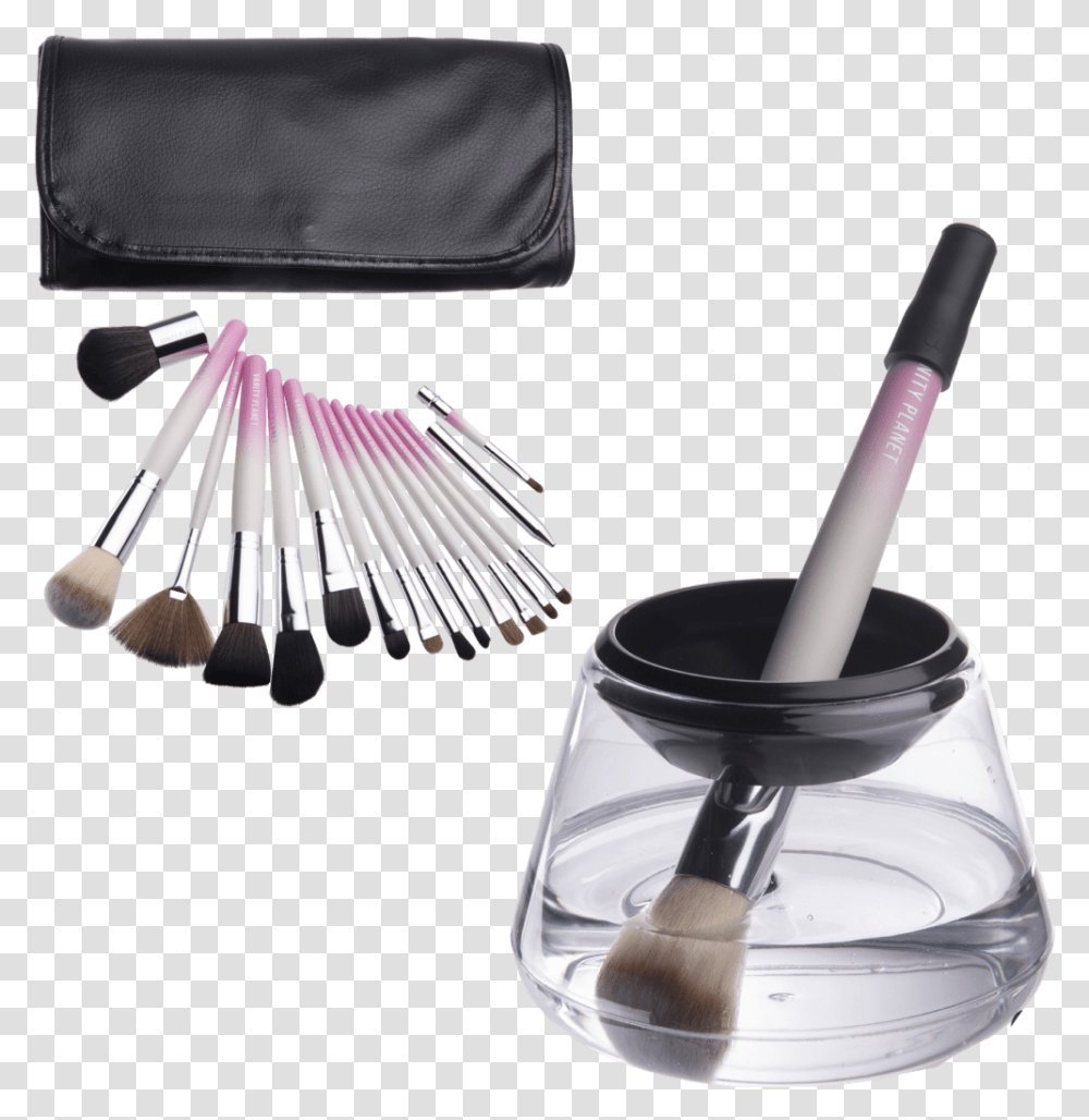 Pronoir Electric Makeup Brush Cleaner With Vanity Planet Makeup Brush, Cosmetics, Tool, Mixer, Appliance Transparent Png