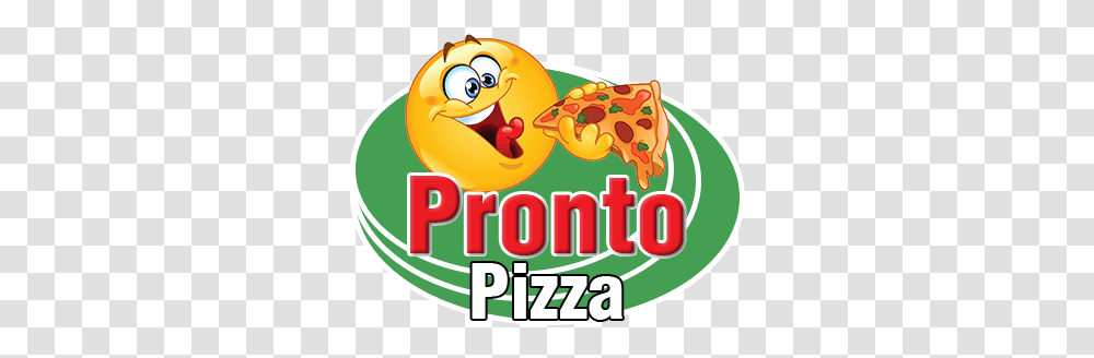 Pronto Pizza Laeken Cartoon, Food, Meal, Text, Produce Transparent Png
