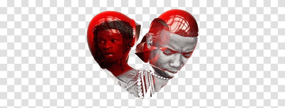 Proof Young Thug Was Planted Love With Moving Hearts, Head, Face, Person, Human Transparent Png