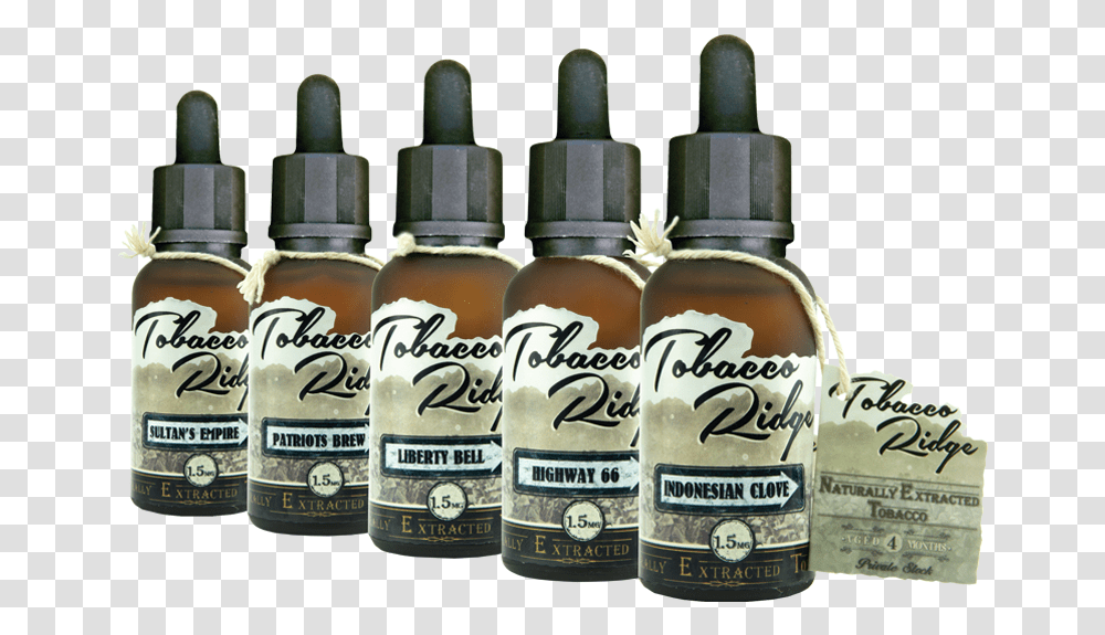 Prop 65 E Liquid Warning Labels Naturally Extracted Tobacco Clove, Bottle, Cosmetics, Aftershave Transparent Png