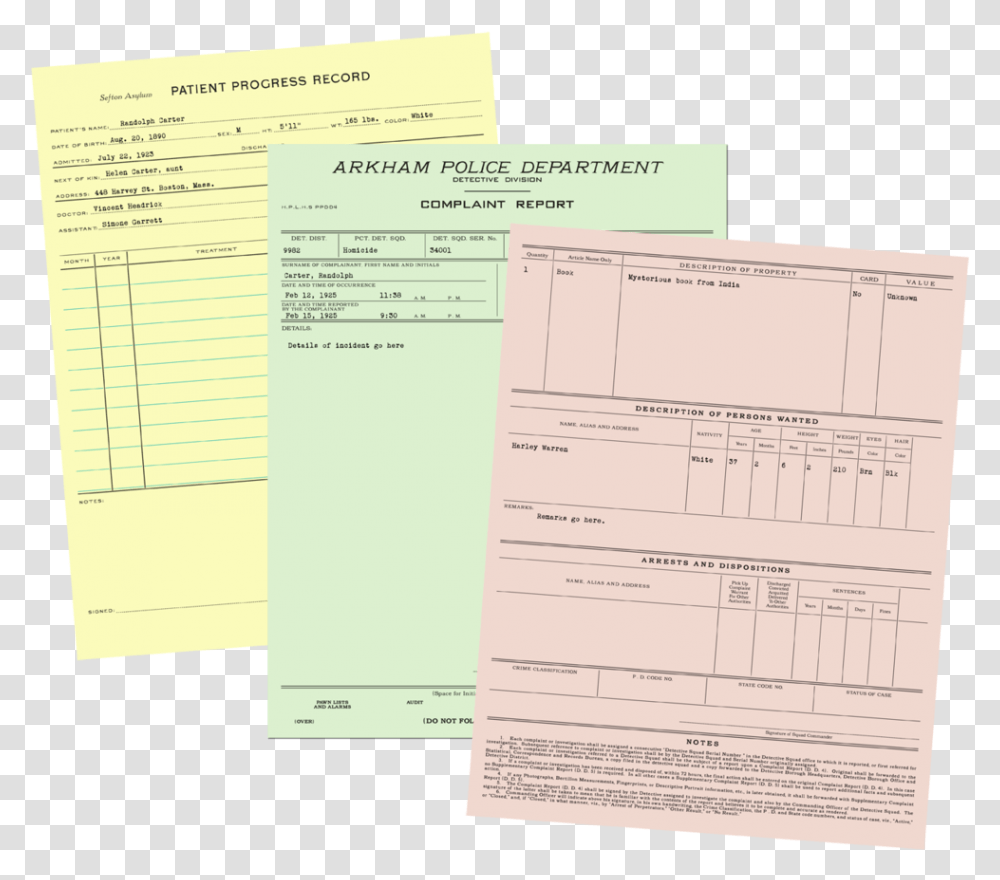 Prop Police Documents, Word, Page, Plot Transparent Png