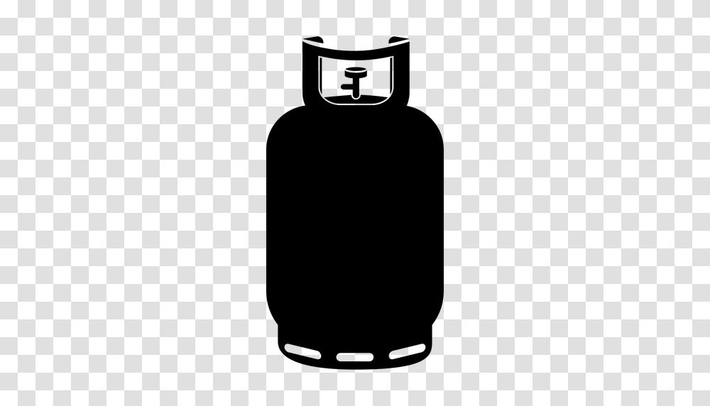 Propane Gas Cylinder Silhouette, Gray, World Of Warcraft Transparent Png