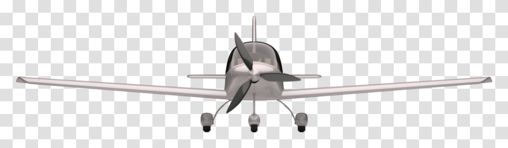 Propeller Plane Front, Machine, Airplane, Aircraft, Vehicle Transparent Png