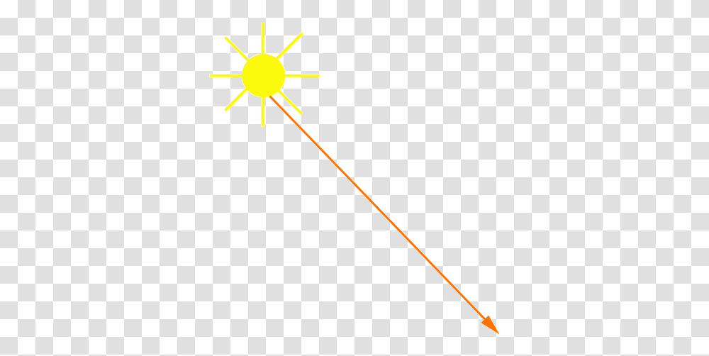 Properties Of Light Rays Light Going In A Straight Line, Symbol, Bow, Emblem, Weapon Transparent Png