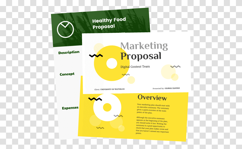 Proposal Image1 Venngage Circle, Poster, Advertisement, Flyer, Paper Transparent Png