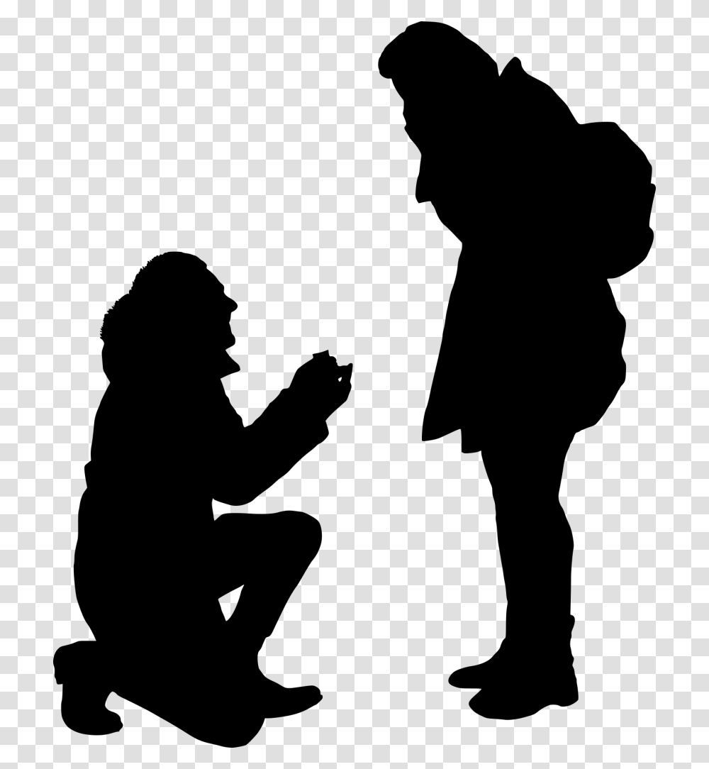 Propose Silhouette No Background, Gray, World Of Warcraft Transparent Png