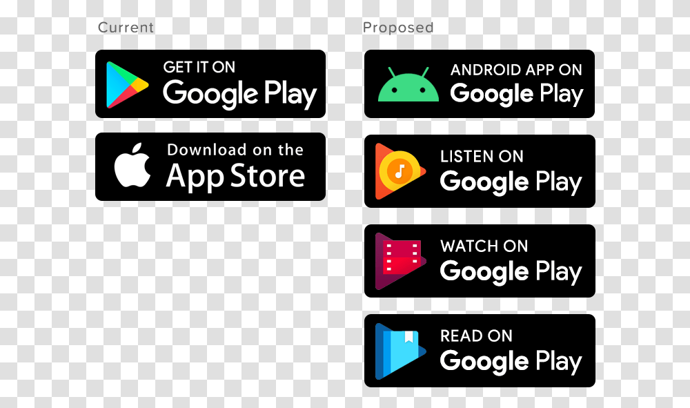 Proposed Badges Play Store Logo, Alphabet, Number Transparent Png
