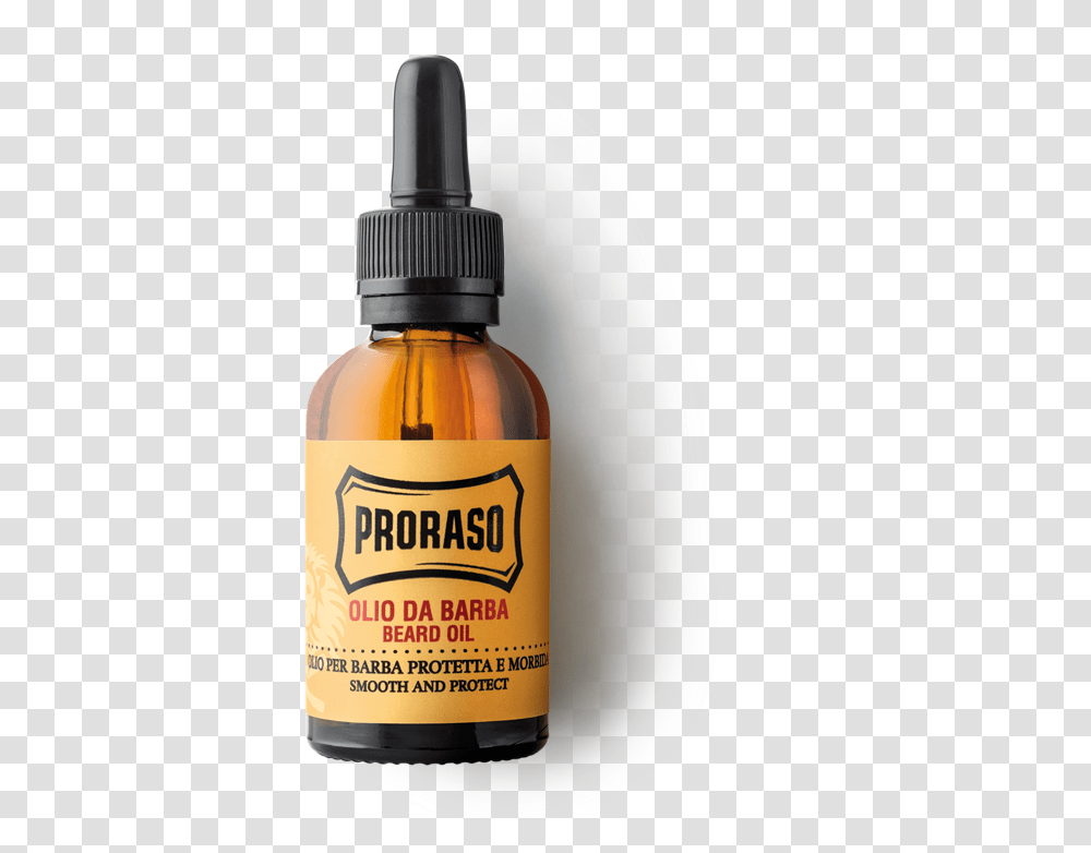 Proraso Wood And Spice Oil, Bottle, Cosmetics, Aftershave, Beer Transparent Png