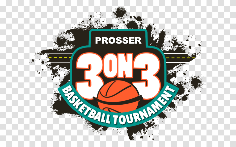 Prosser 3 On 3 Basketball Tournament, Logo, Number Transparent Png