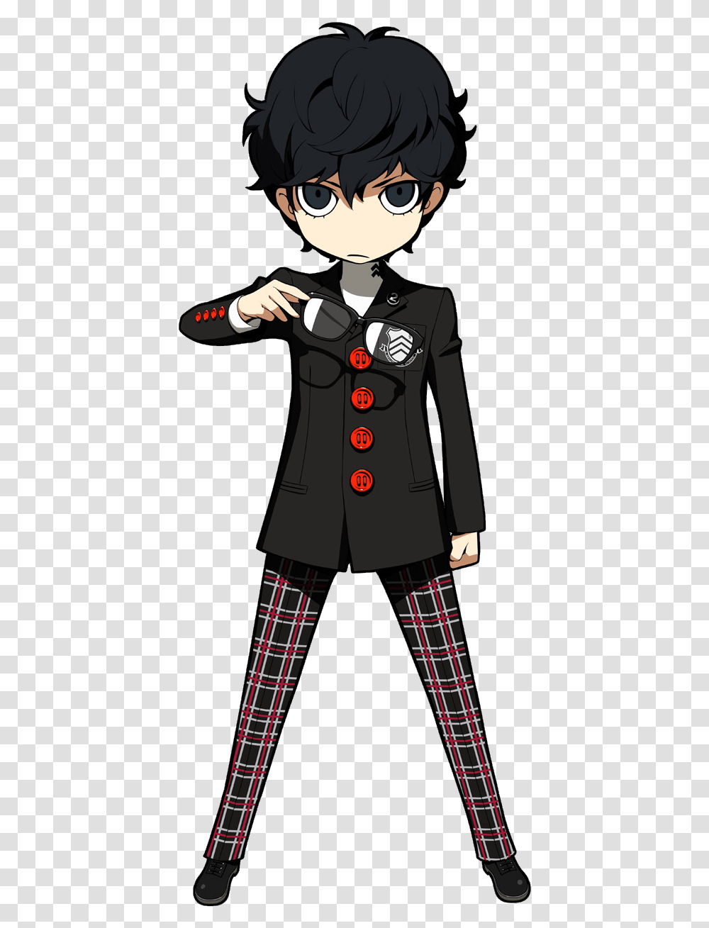 Protagonist Persona 5 Megami Tensei Wiki Fandom Persona Q2 Character Art, Clothing, Apparel, Performer, Human Transparent Png