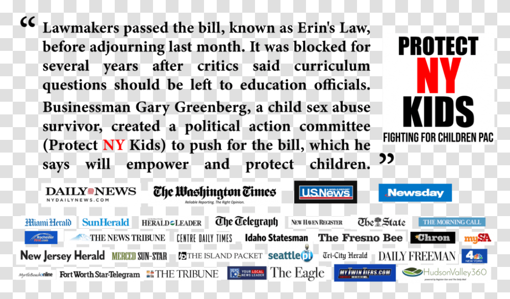 Protect Ny Kids Ap News Quote Outlets Washington Times, Label, Word, Number Transparent Png