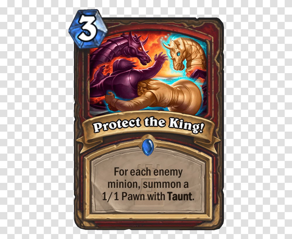 Protect The King Hearthstone, Poster, Advertisement, Person, Leisure Activities Transparent Png