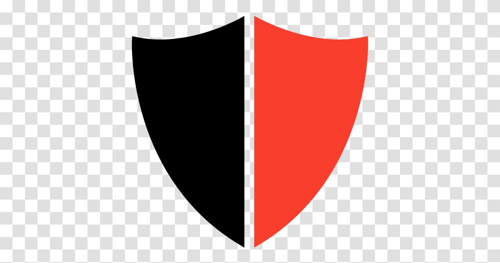 Protection Safety Shield Icon Red And Black Shield, Armor Transparent Png