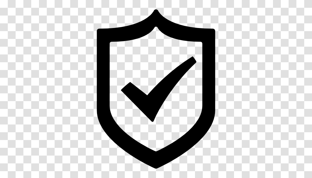 Protection Shield With A Check Mark, Armor, Axe, Tool Transparent Png