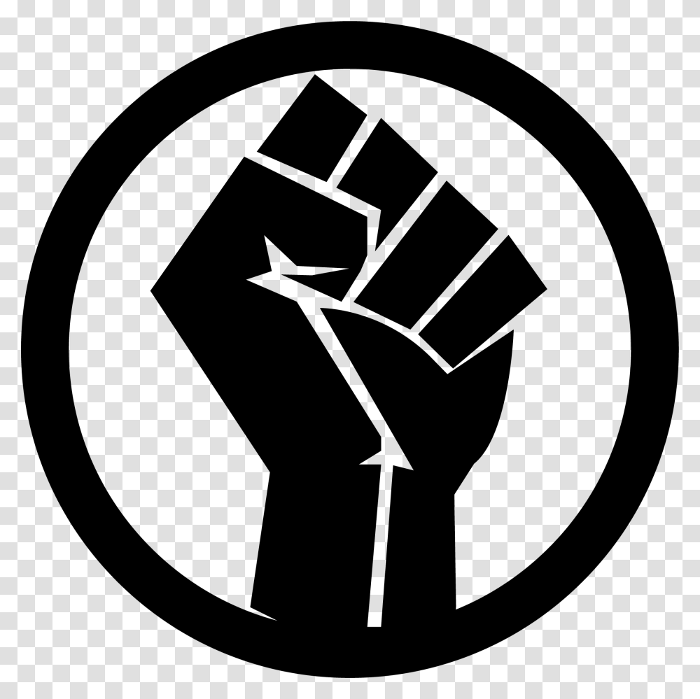 Protest Graphic Black Panther Movement Symbol, Hand, Fist Transparent Png