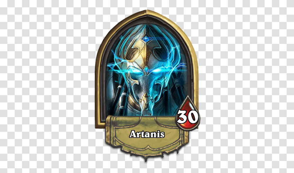 Protoss New Warlock Skin Hearthstone, Stained Glass Transparent Png