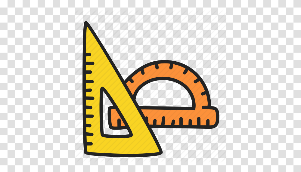 Protractor Ruler Scale Icon, Logo, Trademark Transparent Png