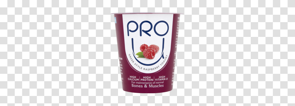Prou Yogurt Raspberry, Dessert, Food, Plant, Fruit Transparent Png