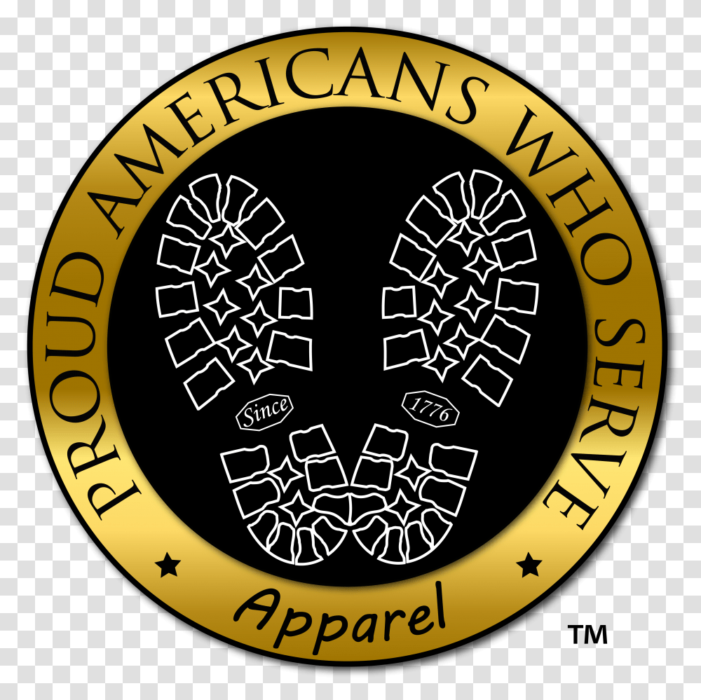 Proud Americans Who Serve Circle, Logo, Trademark, Badge Transparent Png