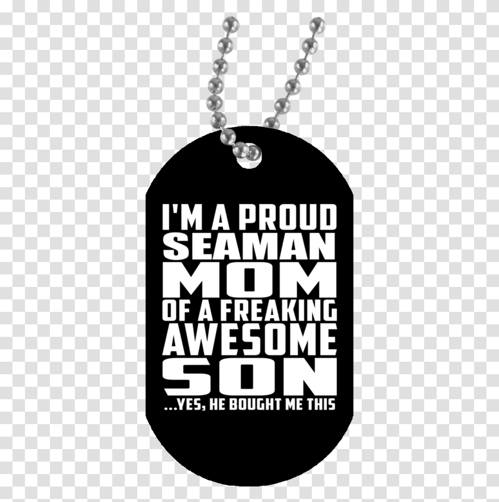 Proud Seaman Mom Of Awesome Son Locket, Poster, Advertisement, Paper Transparent Png