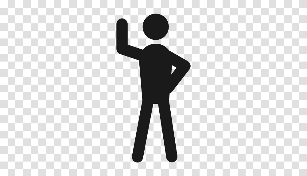 Proud Shaktiman Attitude Superhero Human Behaviour Icon, Silhouette, Cross, Pedestrian Transparent Png