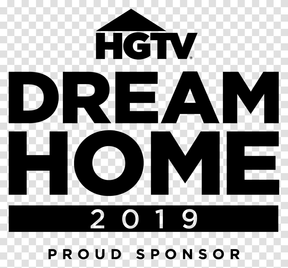 Proudsponsor Vert Black Hgtv Dream Home Logo, Label, Alphabet, Word Transparent Png