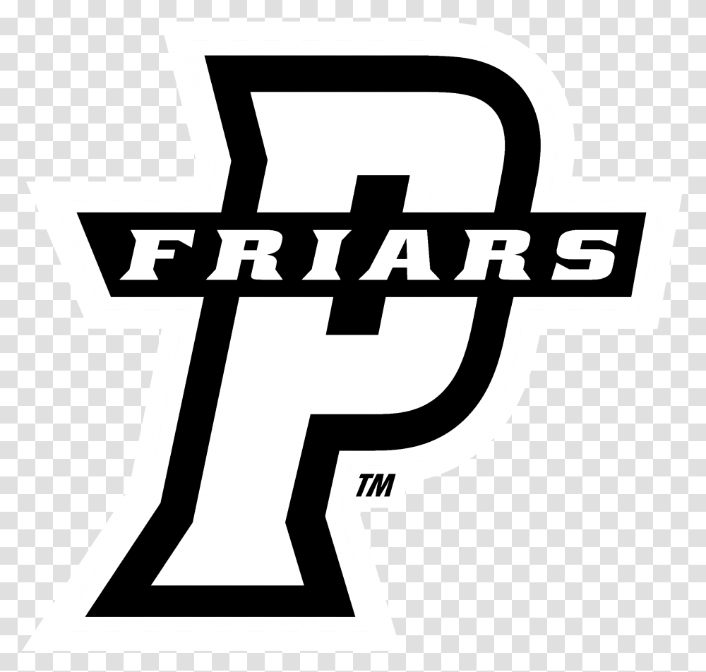 Providence College Friars Logo Black And White Providence College, Alphabet, Number Transparent Png