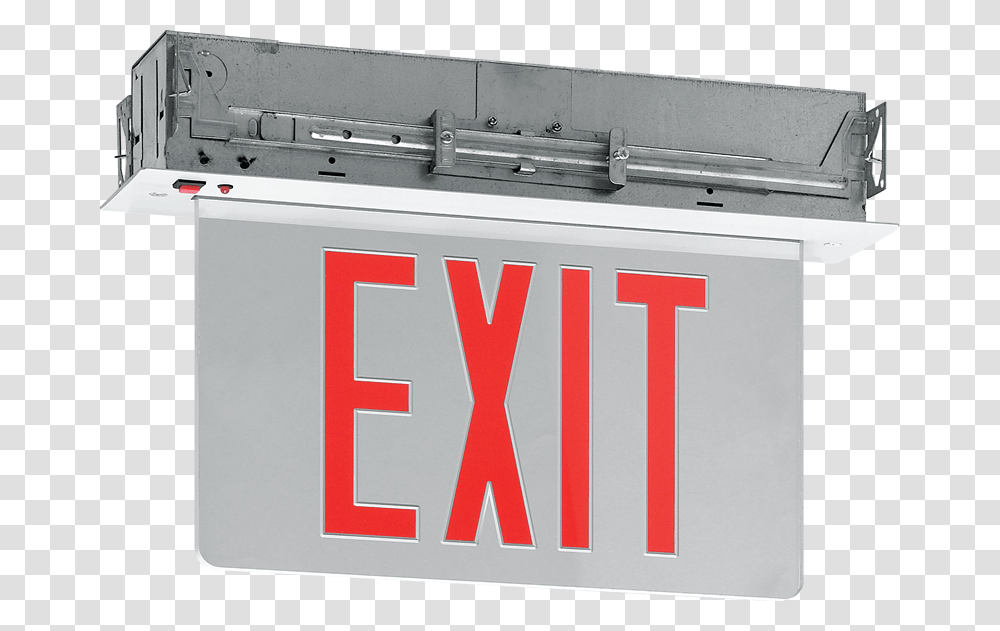Providing 90 Minutes Of Emergency Operation The Recessed Exit Sign, Appliance, Heater, Space Heater, Machine Transparent Png