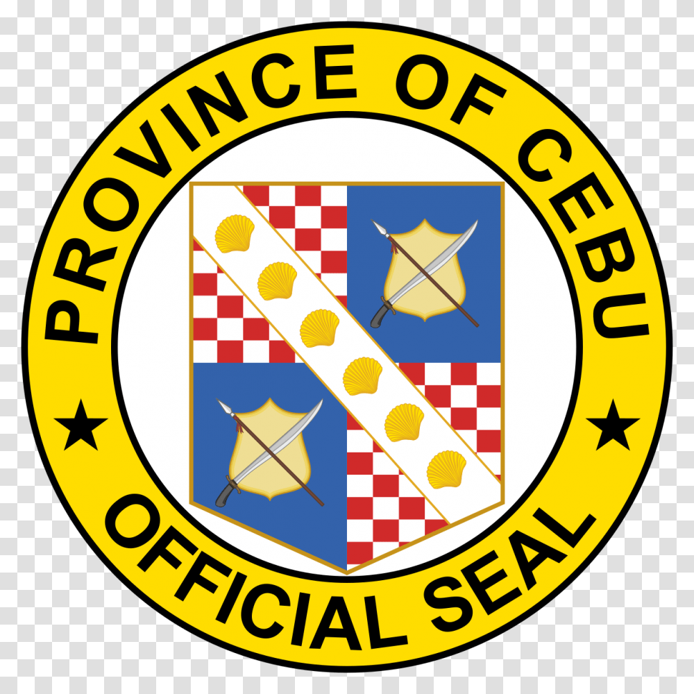 Province Of Cebu Official Seal, Logo, Trademark, Emblem Transparent Png