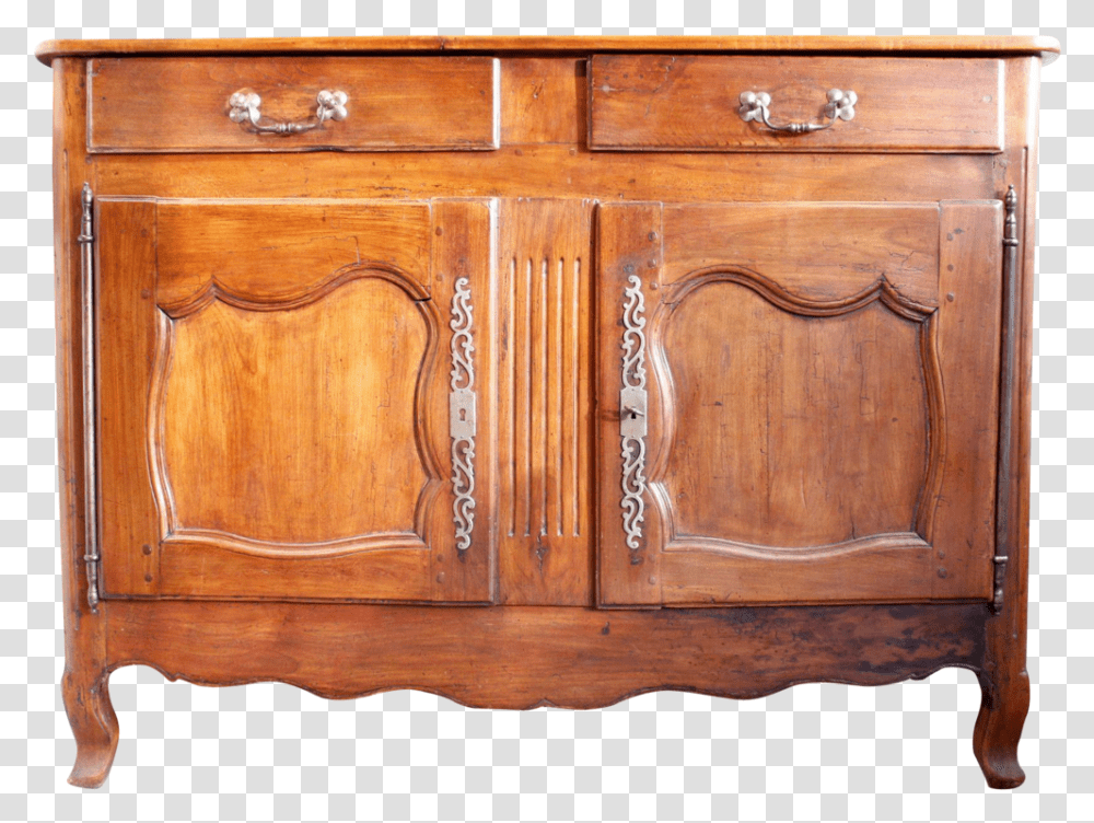 Provincial French Cherry Sideboard Or Buffet 19th Sideboard, Furniture, Fireplace, Indoors, Cabinet Transparent Png