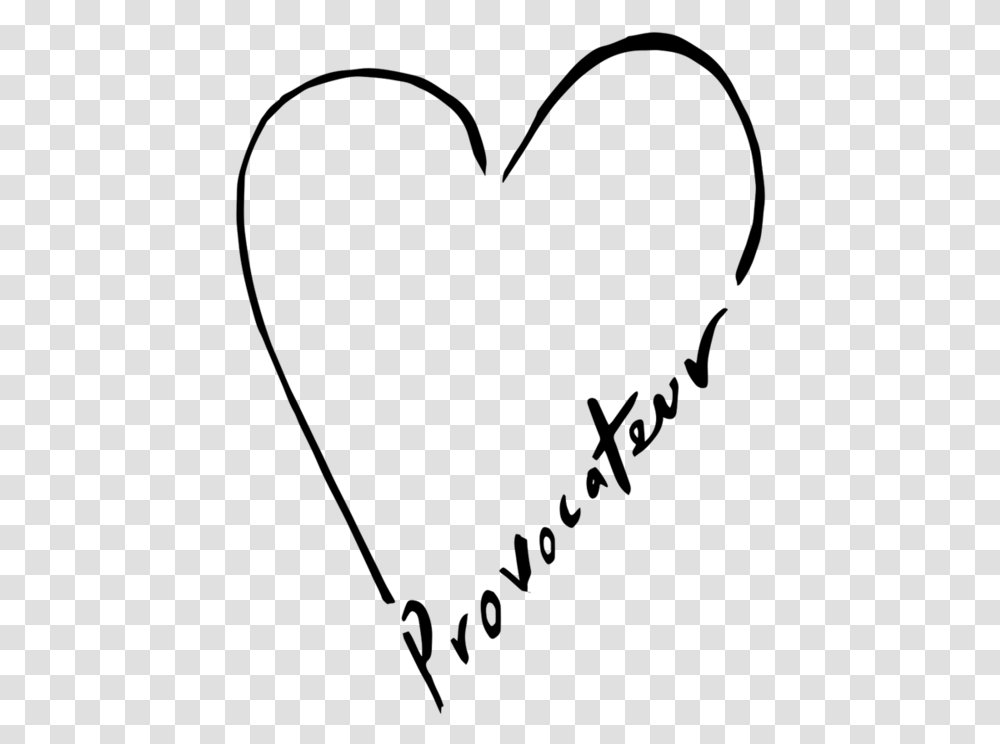 Provocateur Logo Black Small Heart, Gray, World Of Warcraft Transparent Png