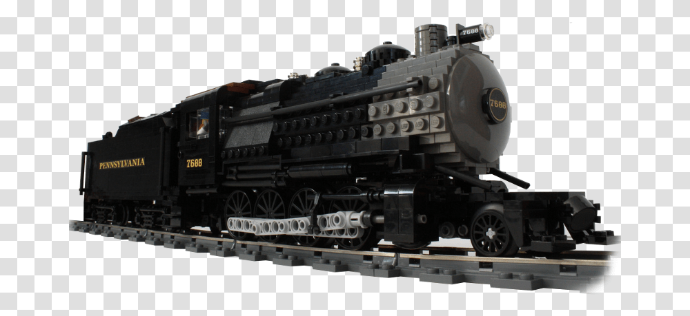 Prr H10 Lego, Locomotive, Train, Vehicle, Transportation Transparent Png