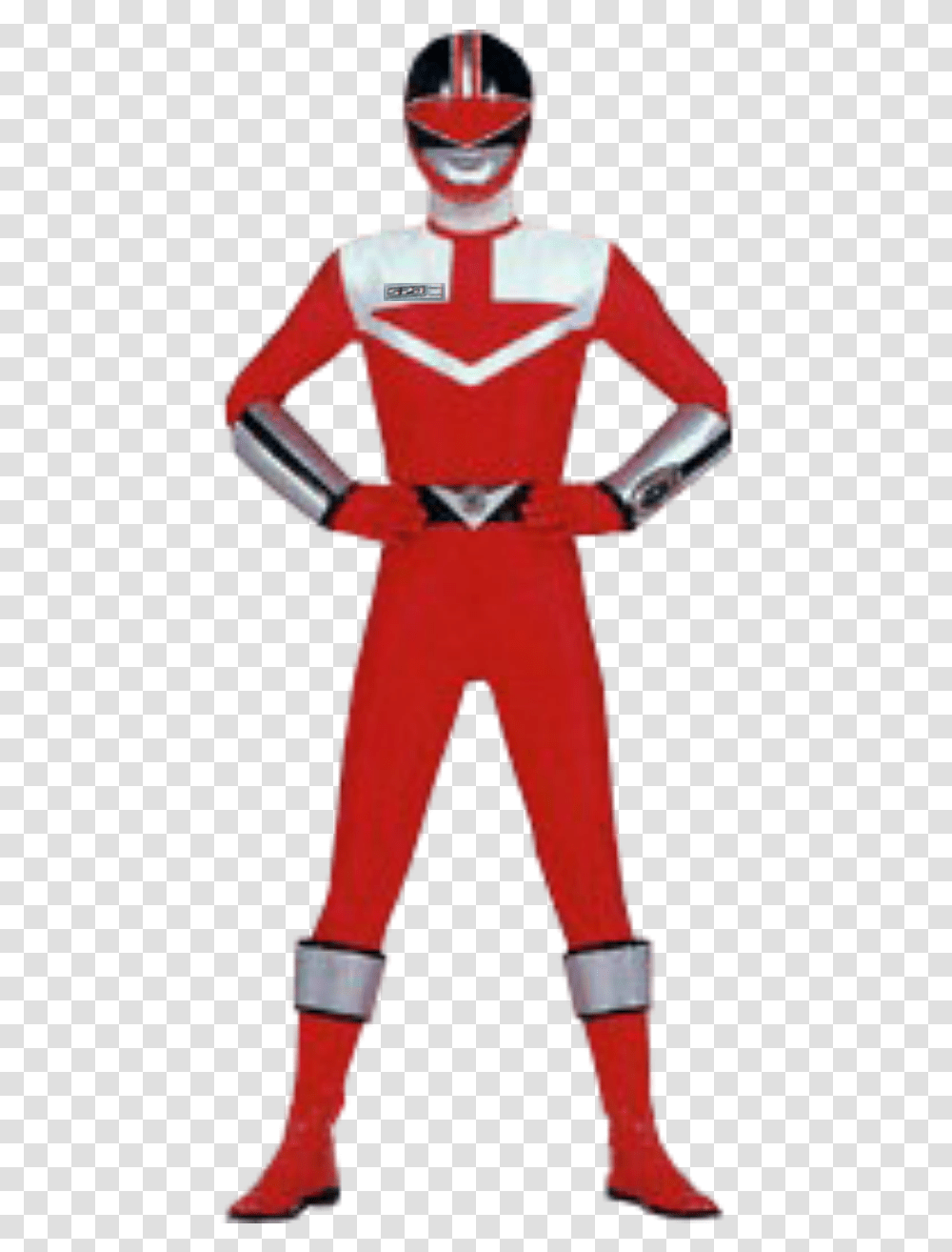 Prspd Redranger Wesfather Red Power Ranger Time Force, Costume, Person, Inflatable Transparent Png