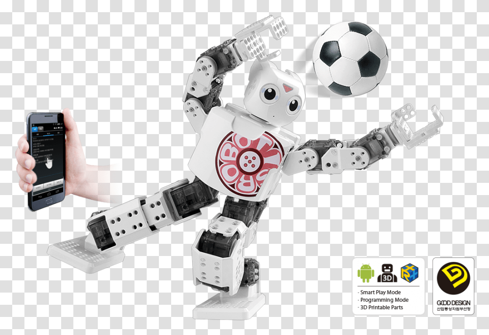 Pruduct Img Mini 01 Robotis Darwin Mini, Toy, Mobile Phone, Electronics, Soccer Ball Transparent Png