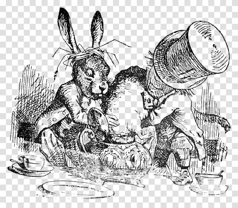 Przygody Alinki W Krainie Cudw P0073 Vintage Alice In Wonderland Cartoon, Nature, Outdoors, Plant, Night Transparent Png
