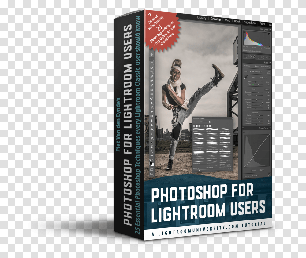 Ps For Lr Users Boxshot Adobe Lightroom, Person, Leisure Activities, Guitar, Musical Instrument Transparent Png