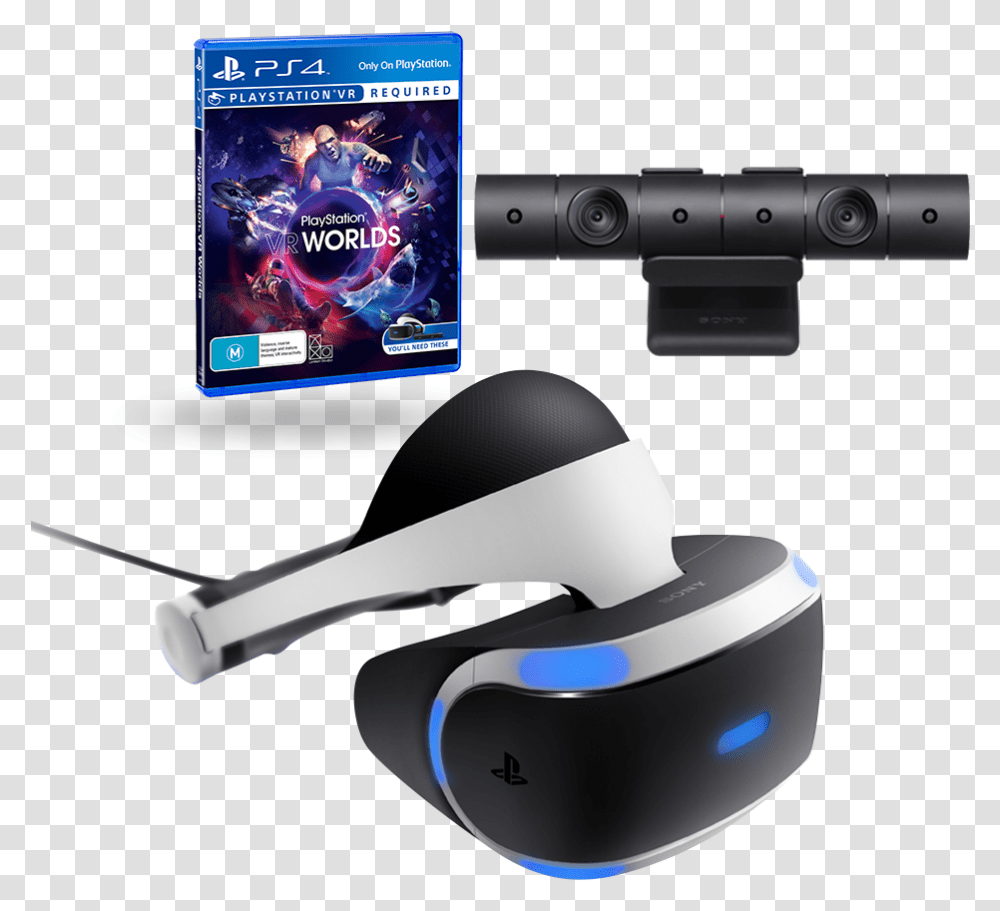 Ps Vr Starter Pack Product ImageTitle Ps Vr Ps4 Virtual Reality, Electronics, Video Gaming, Sink Faucet, Screen Transparent Png