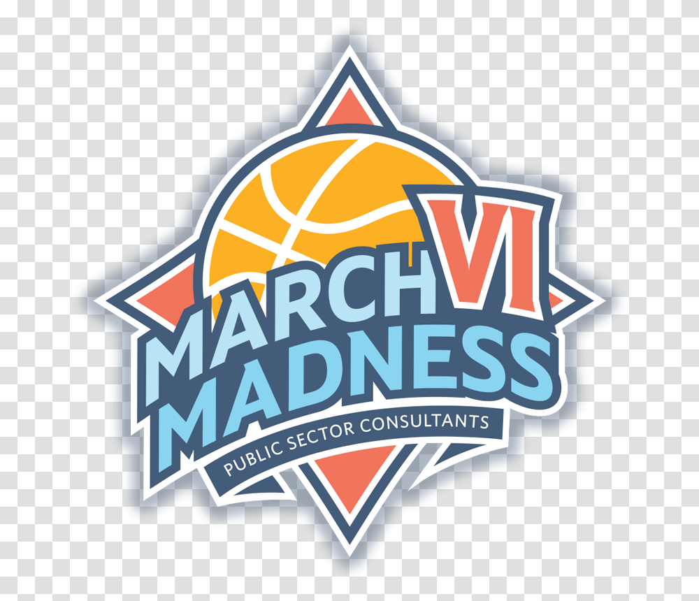 Psc March Madness 6 Logo Emblem, Label, Ketchup Transparent Png