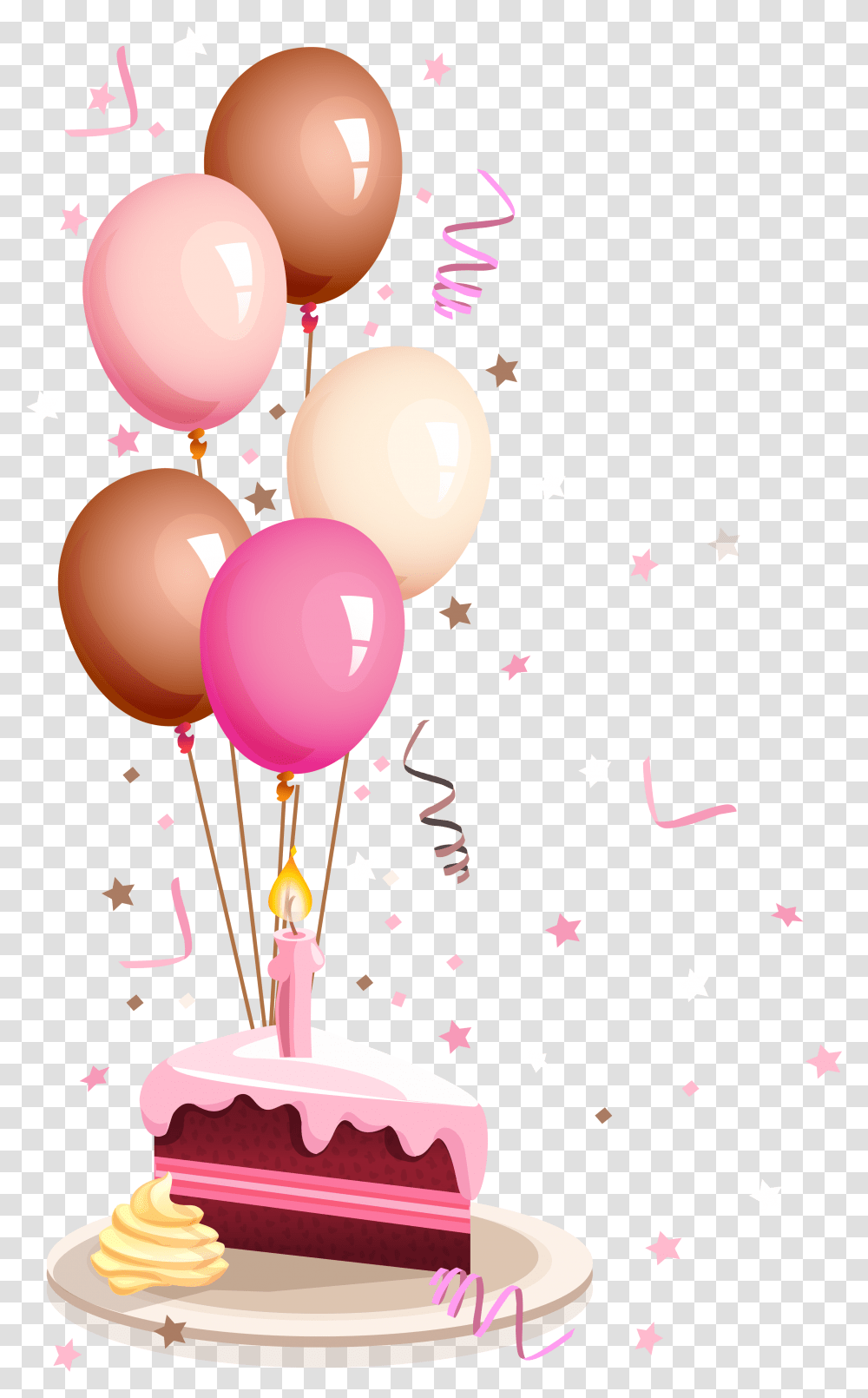 Psd Birthday Designs Happy Birthday, Balloon, Wedding Cake, Dessert, Food Transparent Png