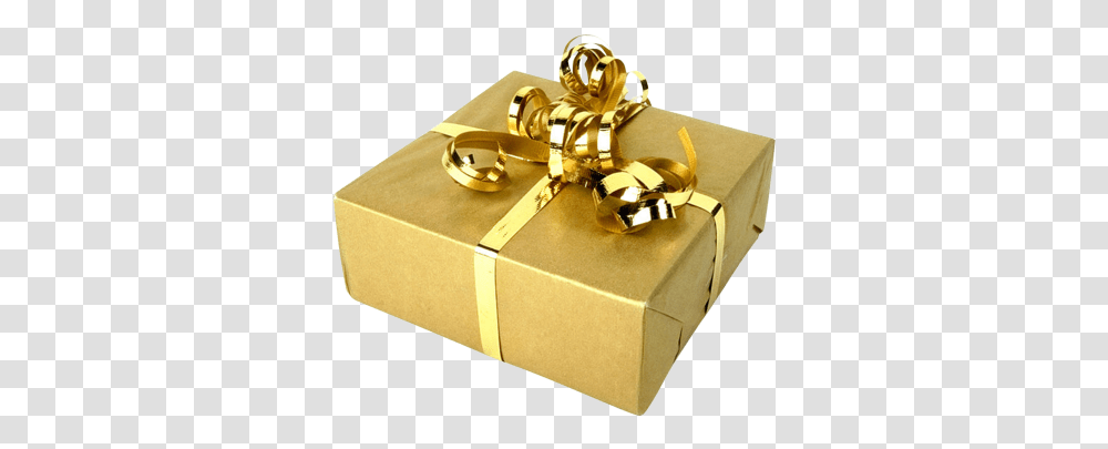 Psd Christmas Present Images Gold Wrapped Christmas Golden Gifts Box, Treasure Transparent Png
