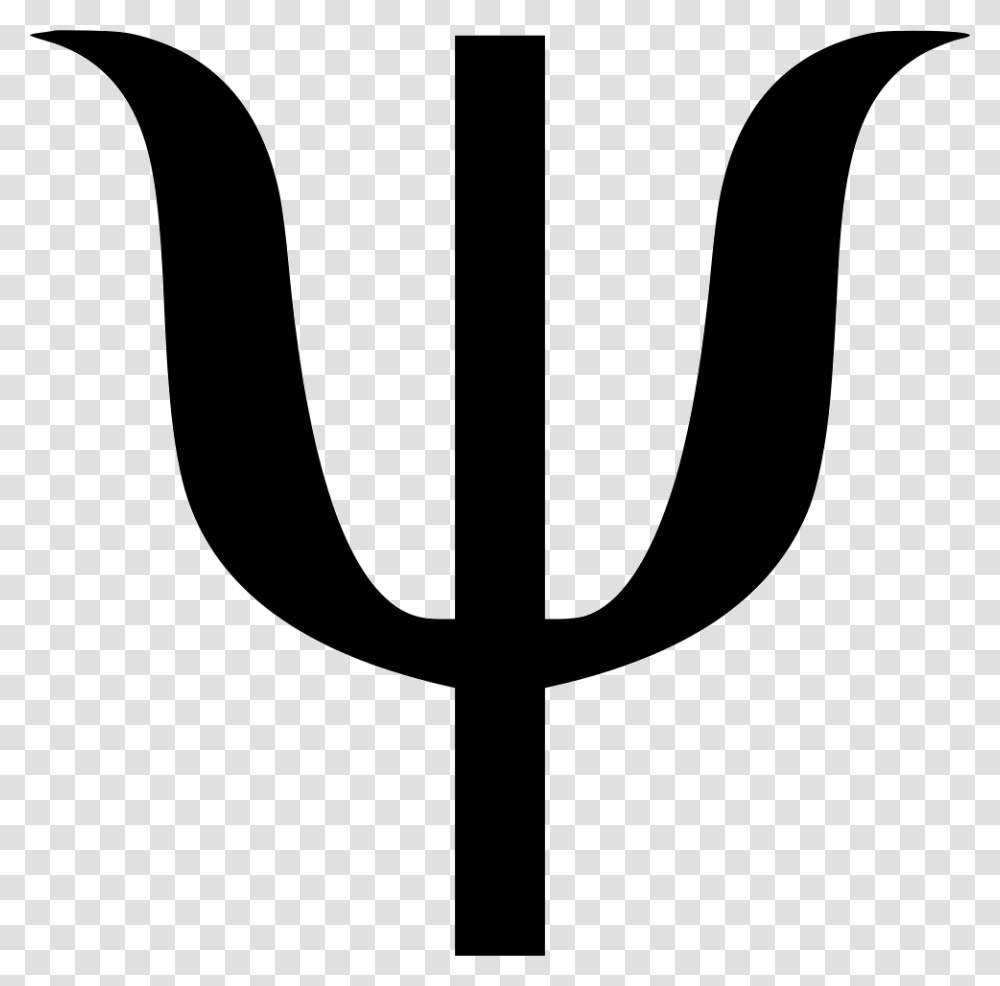Psi Greek Alphabet Math Geometry Svg Icon Free Psi Greek Letter, Weapon, Weaponry, Emblem Transparent Png