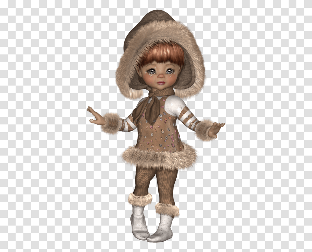 Psp Dolls Pink Winter Isabel Tauste, Toy, Person, Human Transparent Png