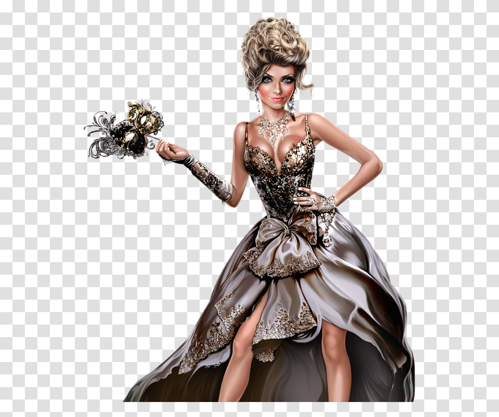 Psp Tubes Carnaval, Dress, Female, Person Transparent Png