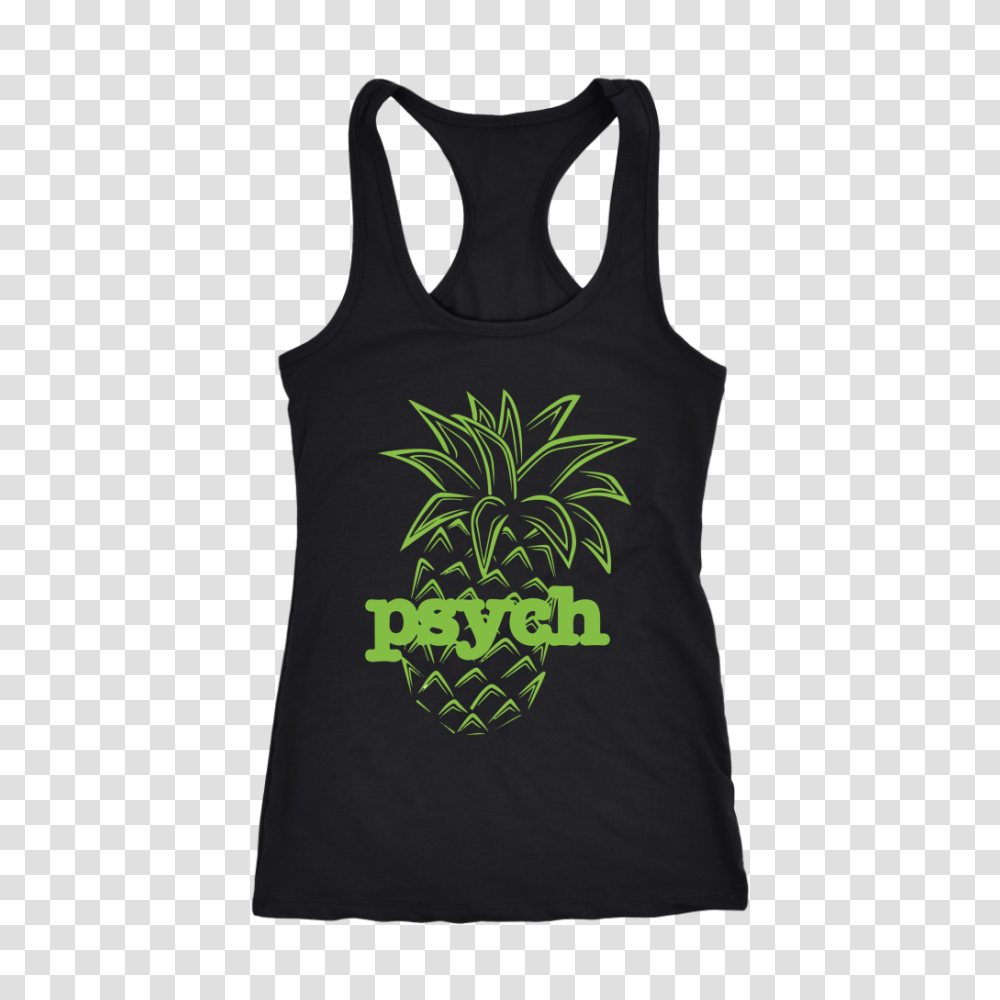 Psych Pineapple Awesome T Shirt Psych Pineapple Hawaiian Shirt, Apparel, Tank Top, Vest Transparent Png