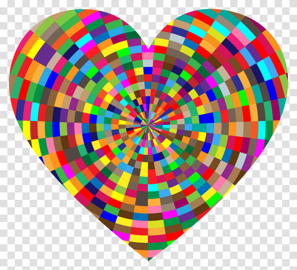Psychedelic Art, Balloon, Heart, Light Transparent Png