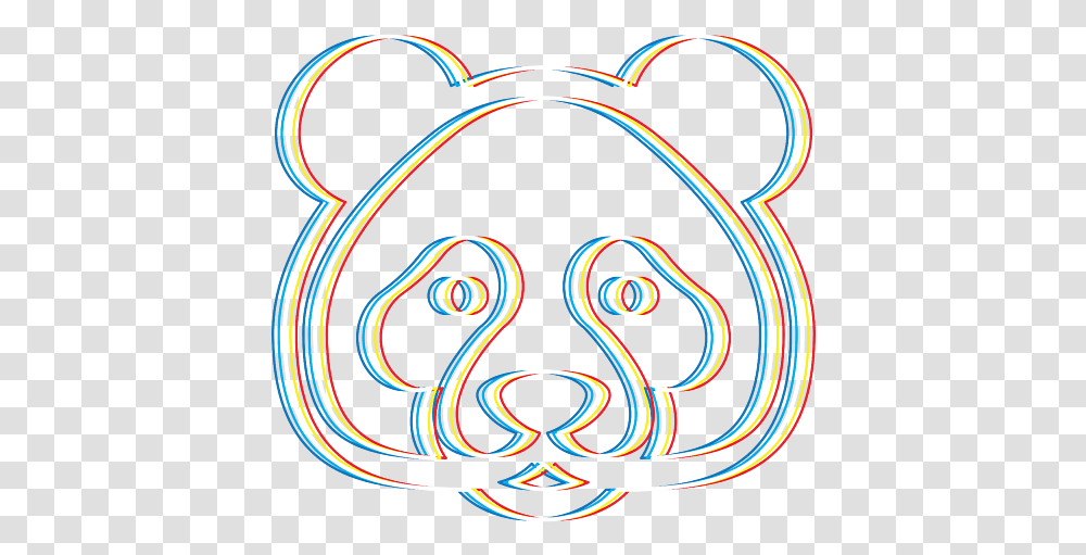 Psychedelic Bear Gift Psy Trance Music Dot, Neon, Light, Pattern, Sunglasses Transparent Png