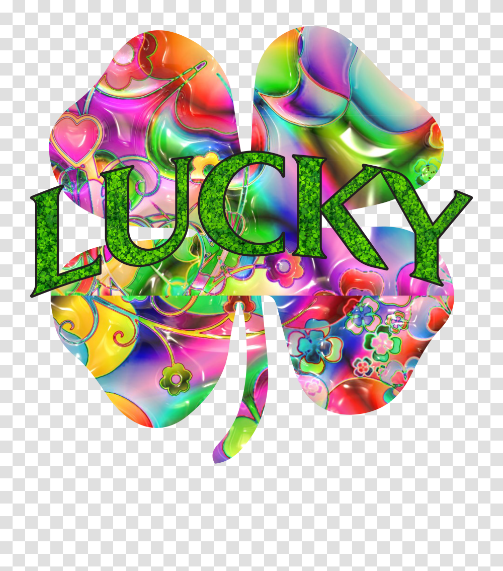 Psychedelic Lucky Clover Planet Me Tee, Poster, Advertisement Transparent Png